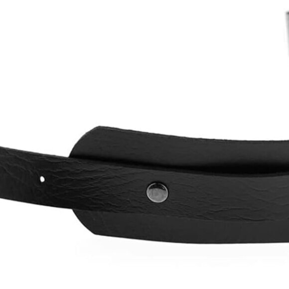 Goth Choker Necklace for Women,Adjustable Soft Leather Collar Punk Emo Costume N - Picture 2 of 7